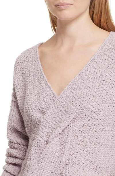 Shop Free People Coco V-neck Sweater In Light Purple