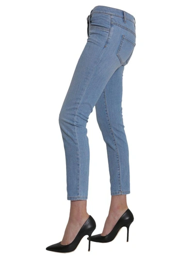 Shop Boutique Moschino Skinny Jeans In Denim