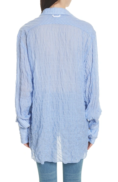 Shop Elizabeth And James Francois Exaggerated Sleeve Shirt In Multi