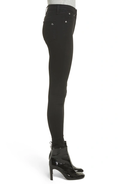 Shop Rag & Bone Isabel High Waist Skinny Jeans In Black