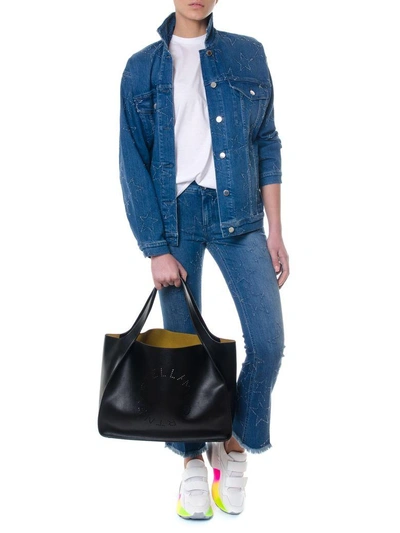 Shop Stella Mccartney Boyfriend Denim Jacket In Deep Blue