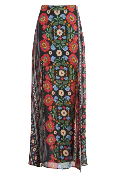 Shop Show Me Your Mumu Mick Double Slit Skirt In Mexicali