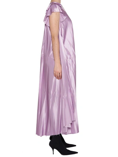 Shop Balenciaga Dress In Purple