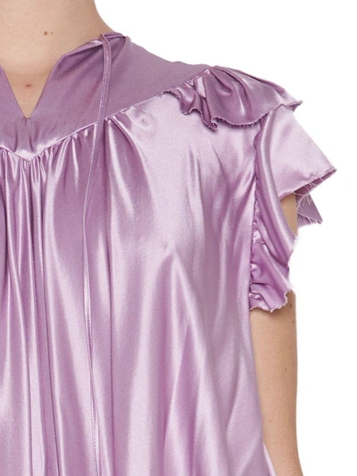 Shop Balenciaga Dress In Purple