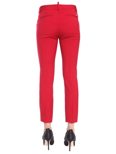 Shop Dsquared2 Classic Trousers In Rosso