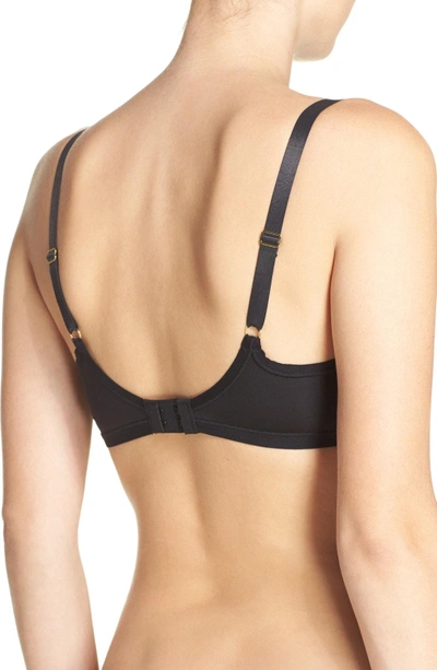 Shop Natori Hidden Glamour Underwire Nursing Bra In Black