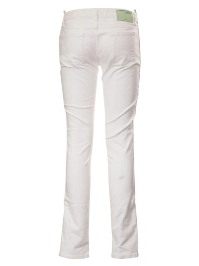 Shop Off-white Off White Slim-fit Jeans
