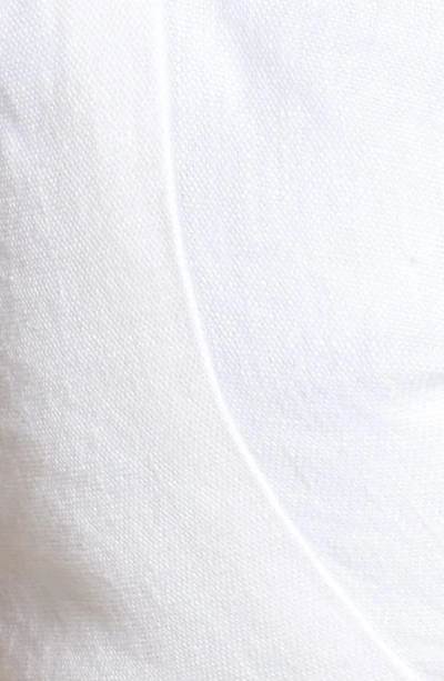 Shop Faithfull The Brand De Fiori Knot Front Crop Top In Plain White