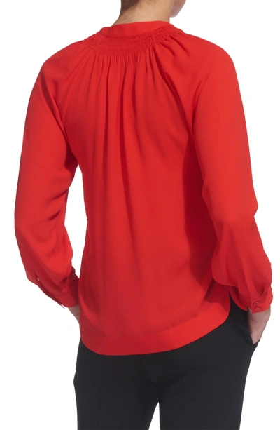 Shop Whistles Catalina V-neck Top In Red