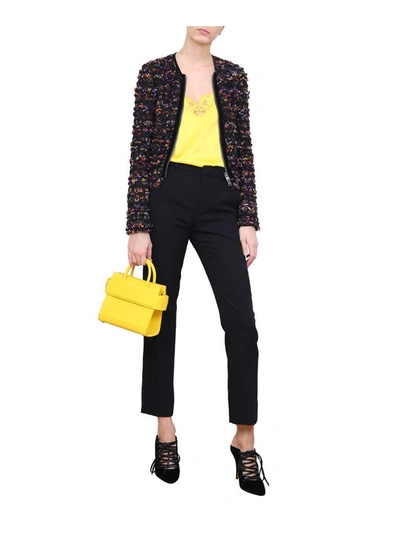 Shop Givenchy Ruffled Tulle Jacket In Multicolor