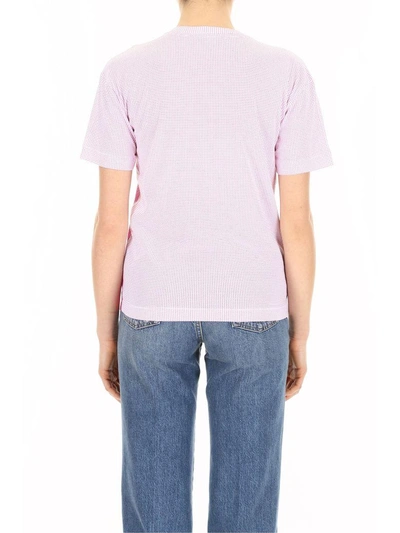 Shop Stella Mccartney All Is Love T-shirt In Pure White/fuxia|bianco