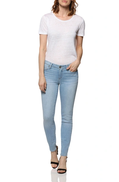 Shop Paige Verdugo Ankle Skinny Jeans In Lumina