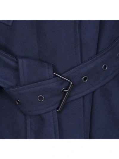 Shop Isabel Marant Paul Coat In Blue