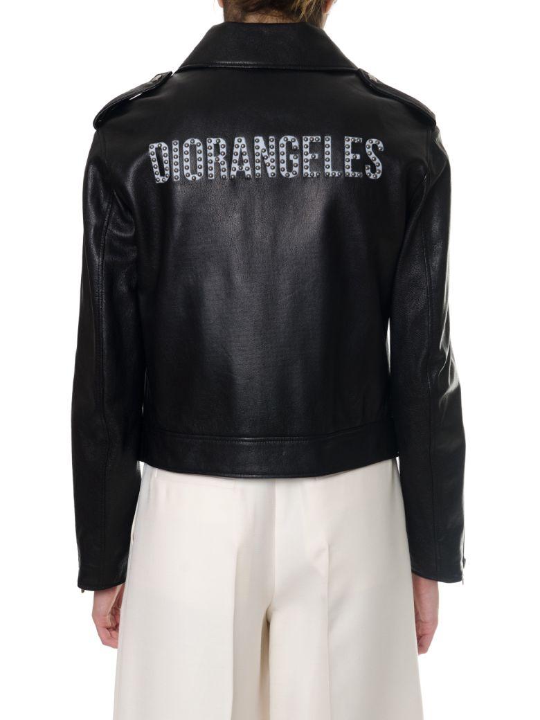 dior leather jacket womens