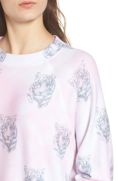 Shop Wildfox Bengals - Sommers Sweatshirt In Pink Flush