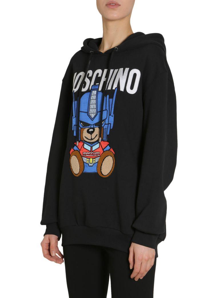 Moschino Transformer Bear Hoodie In 