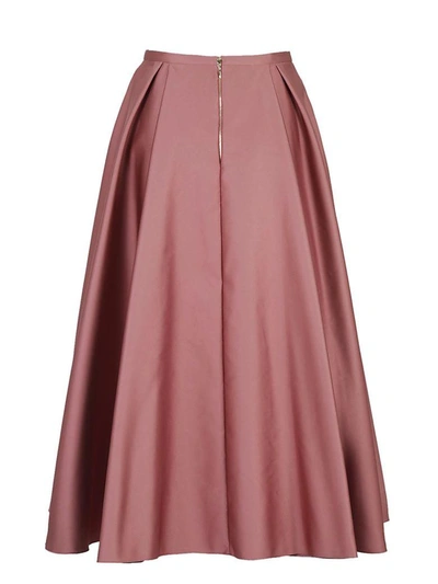 Shop Rochas Shiny Skirt In Pink