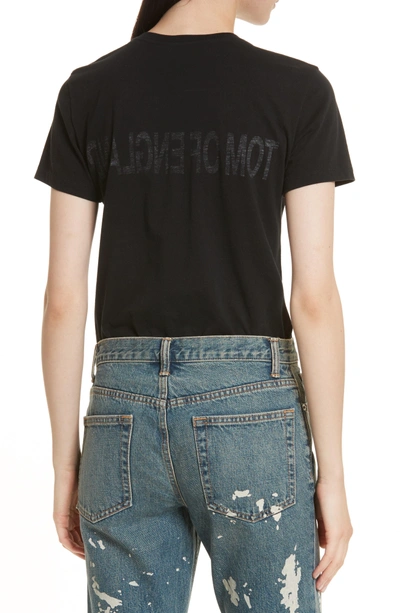 Shop Helmut Lang Re-edition Tom Of England Tee In Black