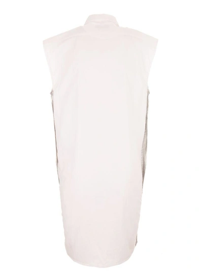 Shop Paco Rabanne Dress In Bianco