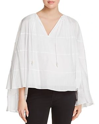 Shop Elizabeth And James Fleur Butterfly Top In White
