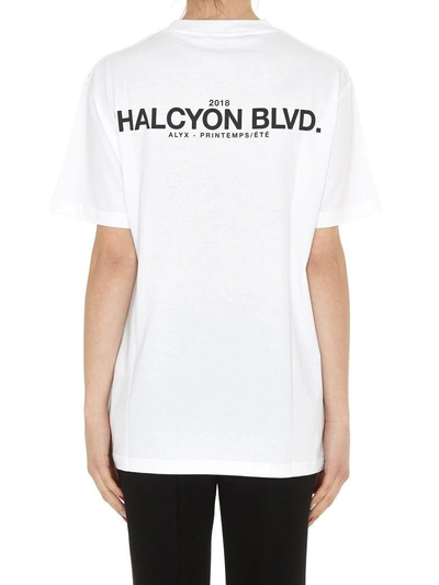 Shop Alyx Halcyon Boulevard Tshirt In White