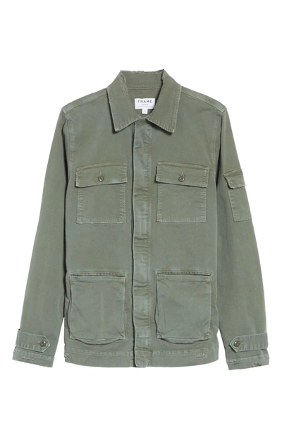 Shop Frame Slouchy Utility Jacket In Platoon