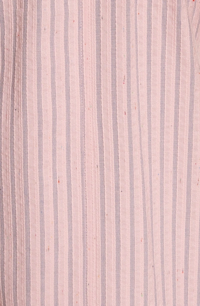 Shop Rebecca Taylor Sleeveless Stripe Tank Dress In Candy Floss Combo