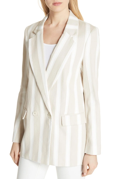 Shop Free People Uptown Girl Blazer In Ivory Comb