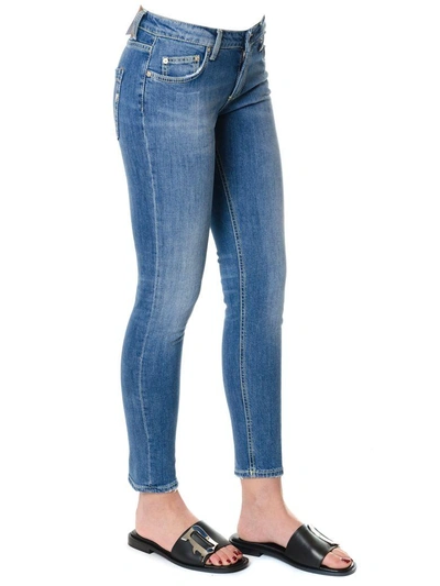 Shop Dondup Skinny Fit Stretch Cotton Jeans In Denim