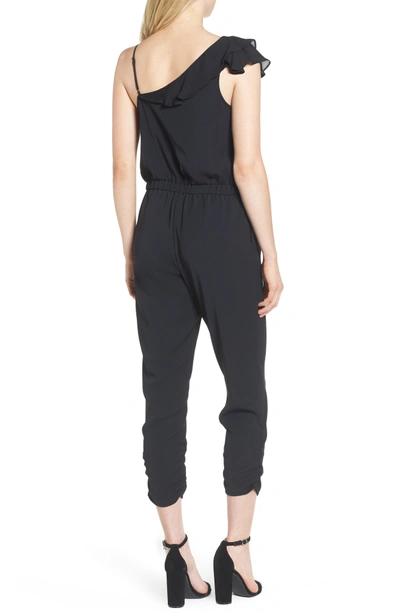 Shop Parker Addison Asymmetrical Jumpsuit In Black