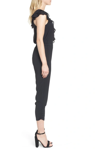 Shop Parker Addison Asymmetrical Jumpsuit In Black