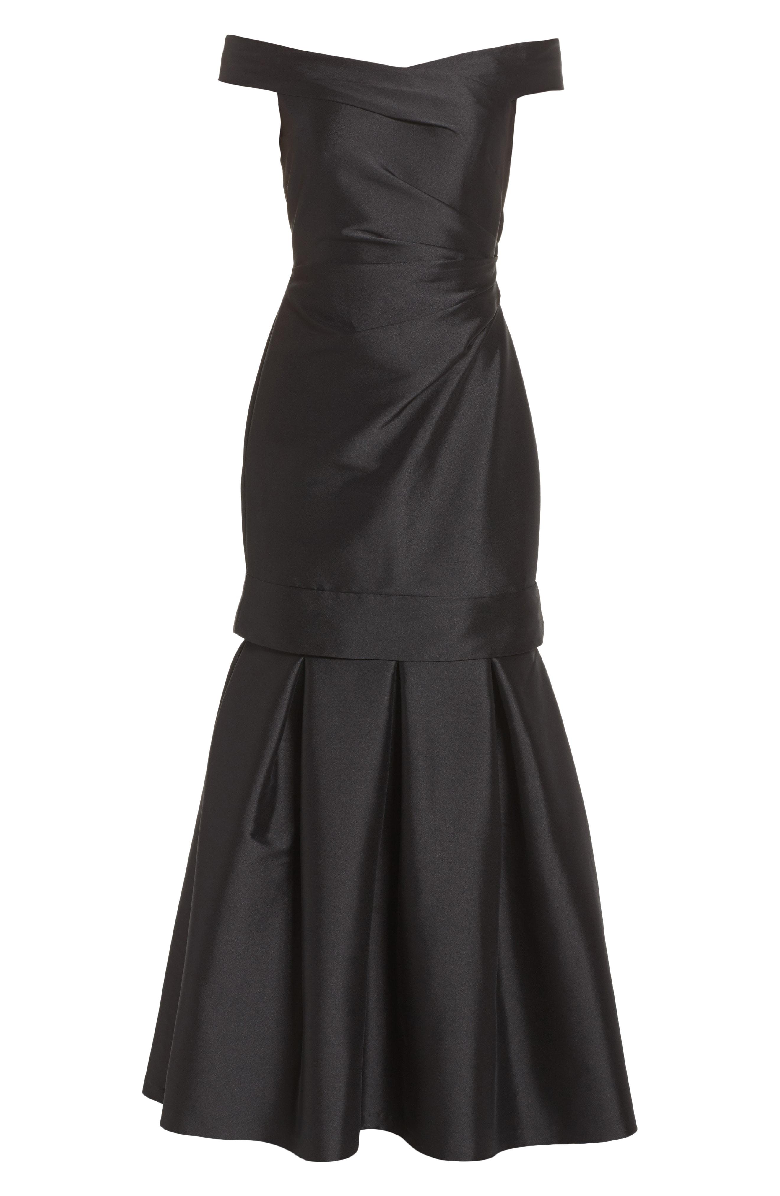 vince camuto off the shoulder mermaid gown