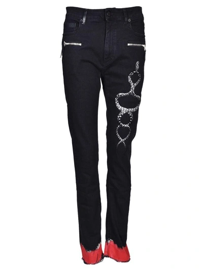 Shop Marcelo Burlon County Of Milan Alyssa Jeans In Black