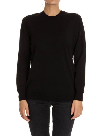 Shop Blugirl Wool Blend Sweater In Black