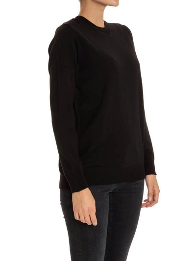Shop Blugirl Wool Blend Sweater In Black