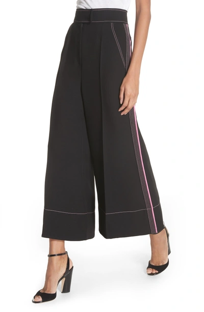 Shop Roksanda Hasani Wide Leg Pants In Black