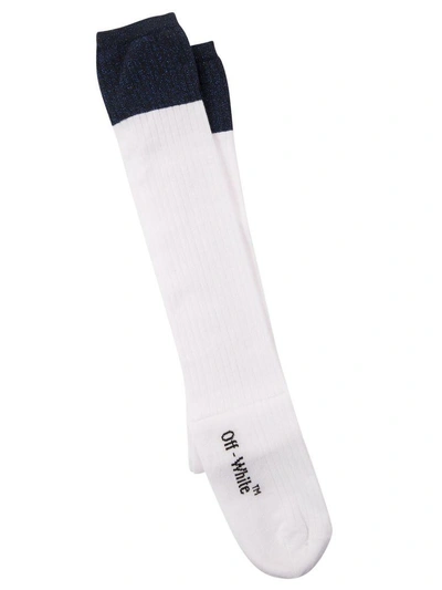Shop Off-white Off White New Glitter Socks