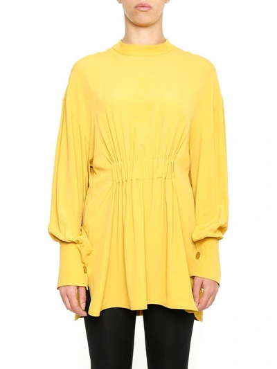 Shop Marni Lace Trims T-shirt In Dark Lemongiallo