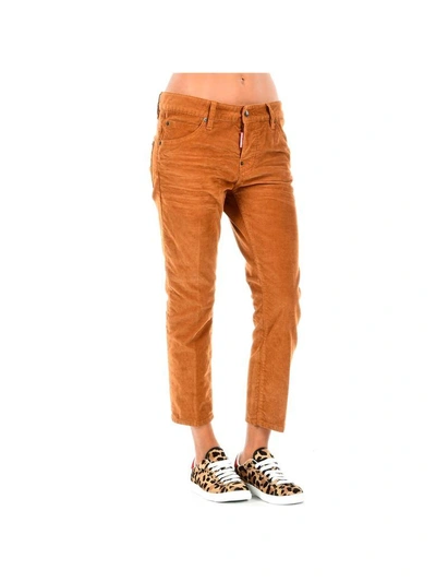 Dsquared2 Dsquared Pants In Browngiallo