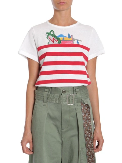 Shop Marc Jacobs Cotton T-shirt In Rosso