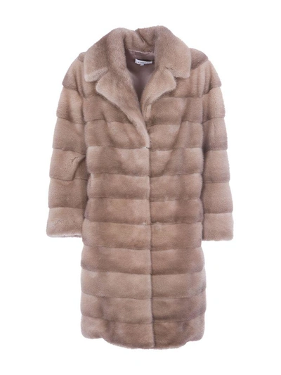 Shop P.a.r.o.s.h Fur Coat In Fango