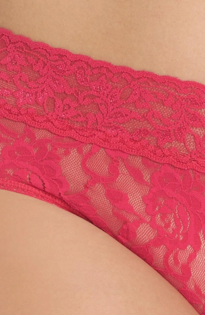 Shop Hanky Panky French Briefs In Bright Rose