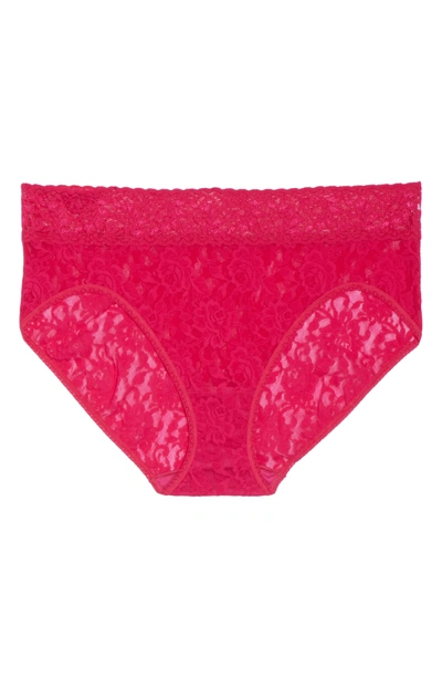 Shop Hanky Panky French Briefs In Bright Rose