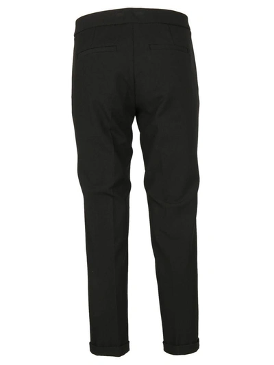 Shop Michael Kors Michael  Slim-fit Trousers In Black