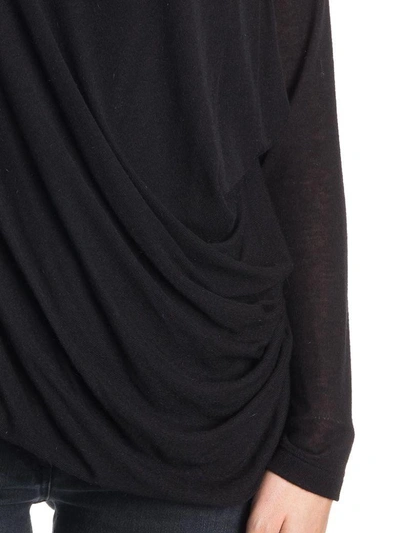 Shop Plein Sud Jeanius Viscose Blend T-shirt In Black