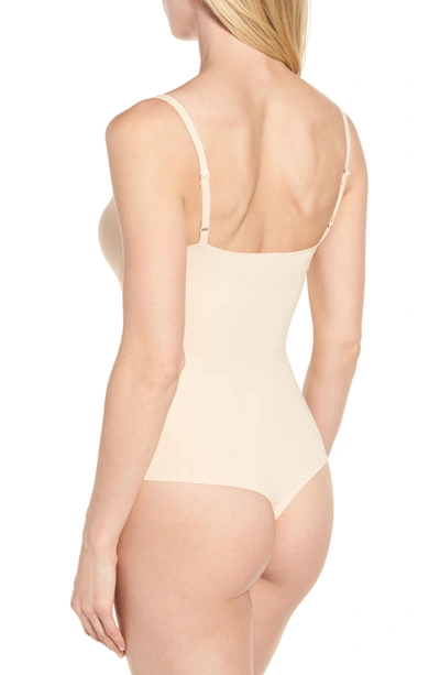 Shop Item M6 Shaping Thong Bodysuit In Nude