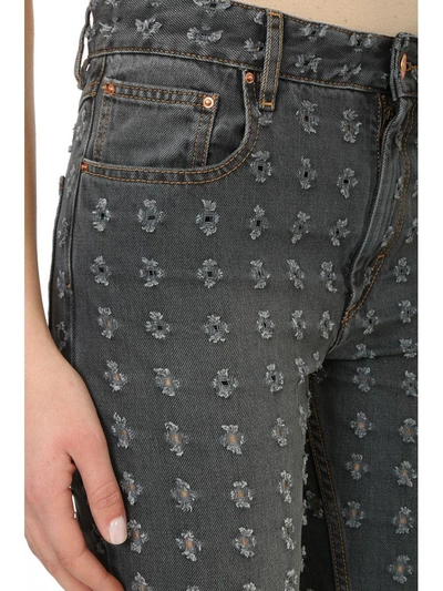 Shop Isabel Marant Étoile Jeans Cropped Corliff In Grey