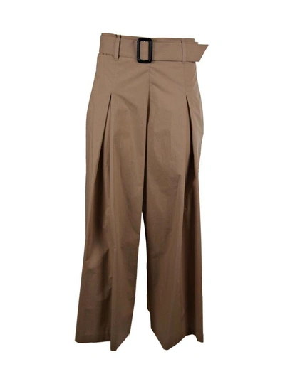 Shop Etro Wide Leg Trousers In Brown