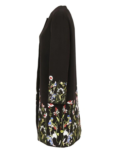 Shop Blugirl Floral Dress In Black