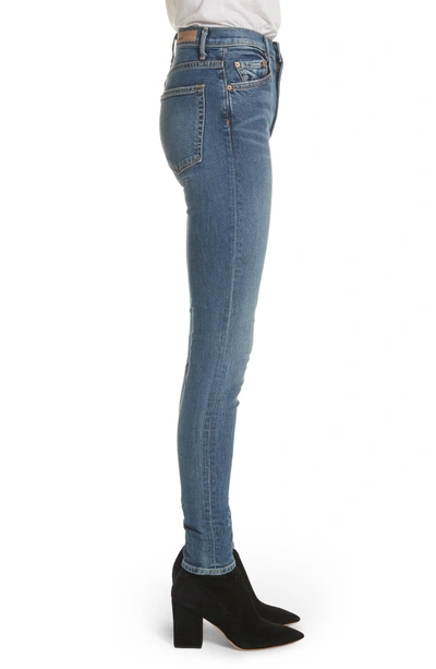 Shop Grlfrnd Kendall Super Stretch High Waist Skinny Jeans In No More Tears